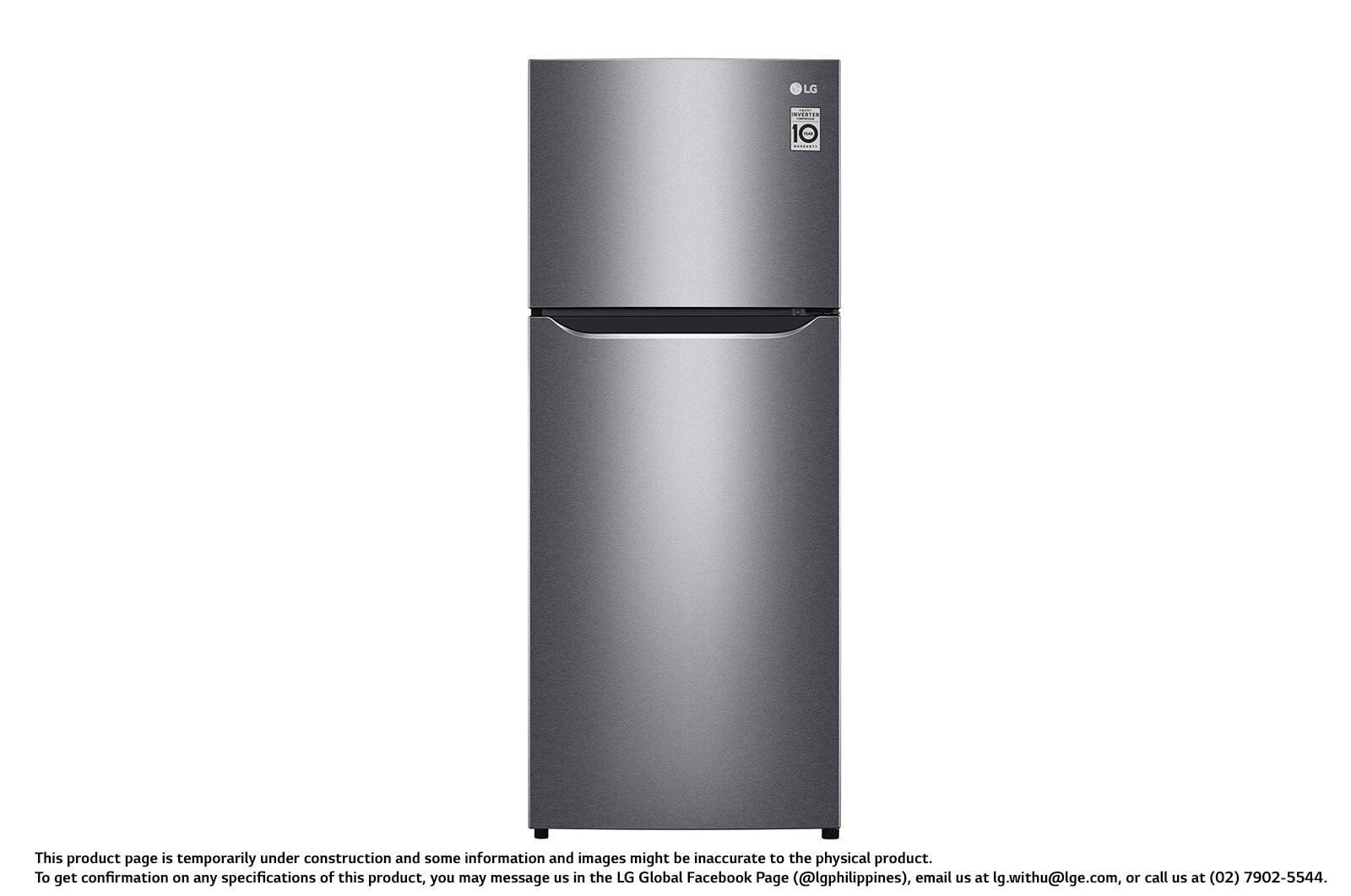 7.2 Cu. Ft. Top Freezer Refrigerator with Smart Inverter Compressor GR B202SQBB LG PH