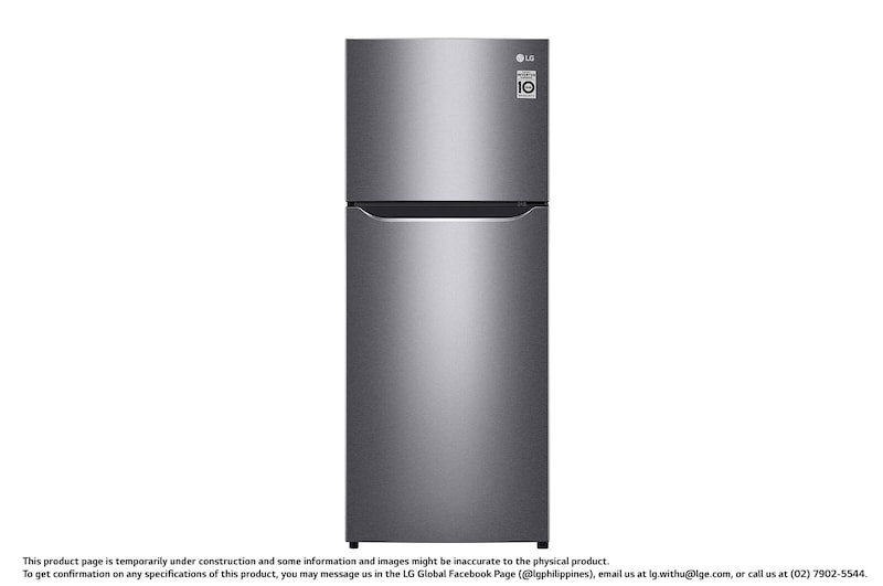 LG 7.2 Cu. Ft. Top Freezer Refrigerator with Smart Inverter Compressor, GR-B202SQBB