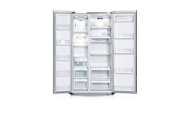 LG 21 cu ft, Platinum Silver Design, Bioshield, Anti-Bacterial Gasket, Moist Balance Crisper, Digital Sensor, Multi-Airflow, Tempered Glass, Door Alarm, GR-B207CLC