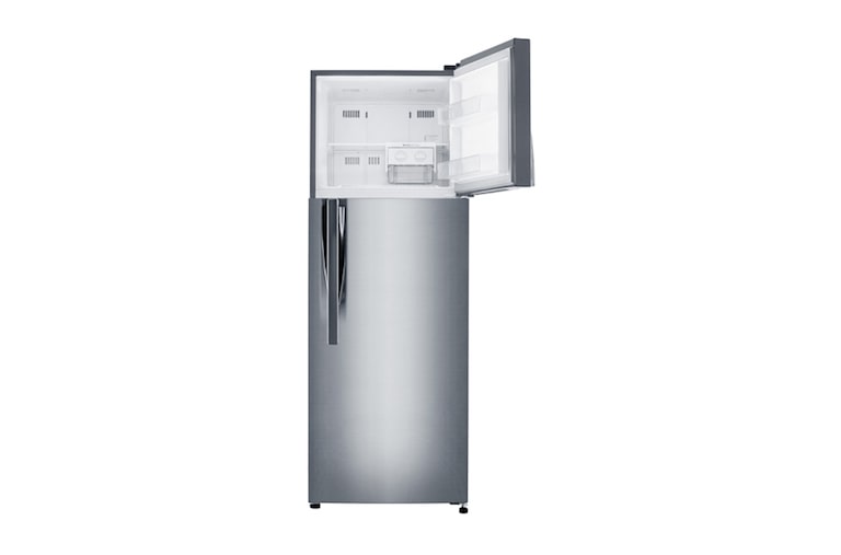 LG 8cu.ft, Smart Inverter Compressor, Pullout Tray, LED Lighting, Multi-Airflow, Anti Bacterial Gasket, Tempered Glass Shelves, GR-B222RLCL