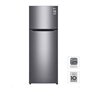 Front view of Two-Door Top Freezer Refrigerator GR-B222SQBB