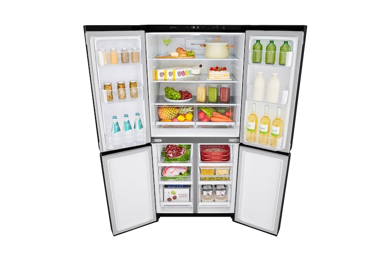 LG 20.8 Cu. Ft French Door Refrigerator with LinearCooling™ in Western Black, GR-B22FTQVB