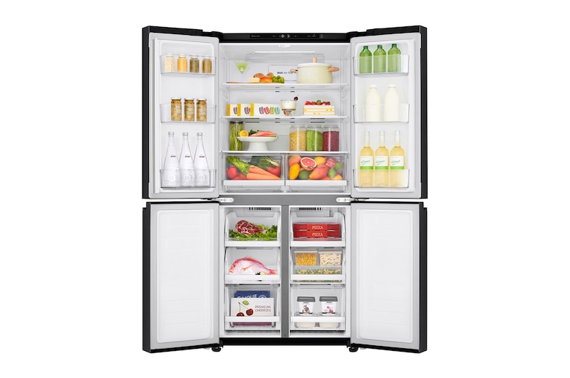LG 20.8 Cu. Ft French Door Refrigerator with LinearCooling™ in Western Black, GR-B22FTQVB