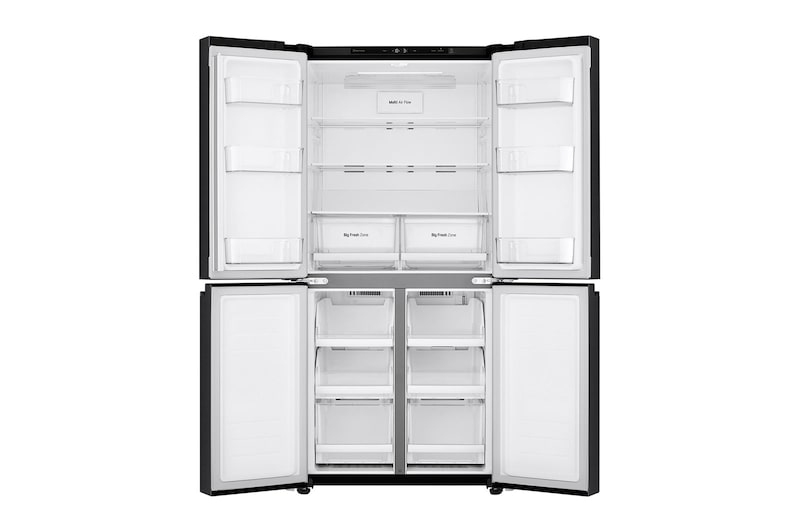 LG 20.8 Cu. Ft French Door Refrigerator with LinearCooling™ in Western Black, GR-B22FTQVB