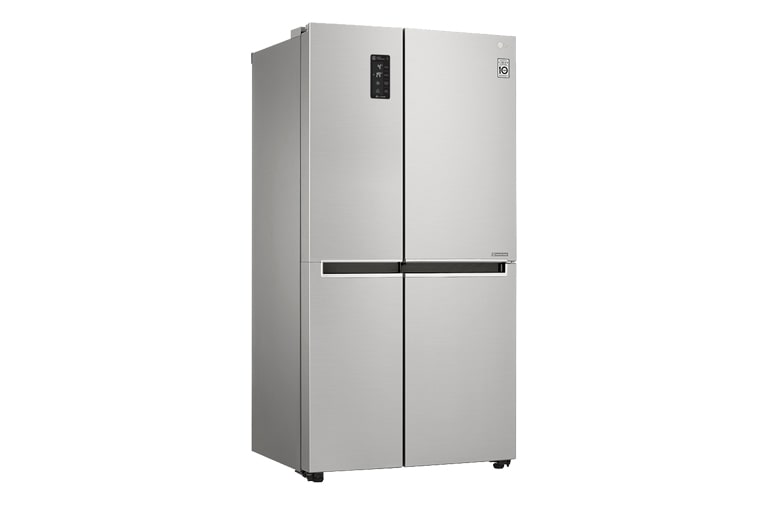 LG 24 cu.ft., Inverter Linear Compressor, 10 Year Compressor Warranty, 2 Year Parts and Service Warranty, Smart Diagnosis, Low Voltage Start-Ability*, LED Lighting, Moist Balance Crisper, e-Micom Display, Pocket Handle, GR-B247SLUV