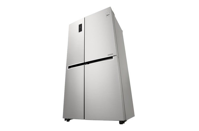 LG 24 cu.ft., Inverter Linear Compressor, 10 Year Compressor Warranty, 2 Year Parts and Service Warranty, Smart Diagnosis, Low Voltage Start-Ability*, LED Lighting, Moist Balance Crisper, e-Micom Display, Pocket Handle, GR-B247SLUV