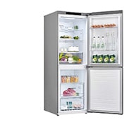 LG 11.8 Cu. Ft. Bottom Freezer Refrigerator with Door Cooling+ in Platinum Silver, GR-B369NLRM