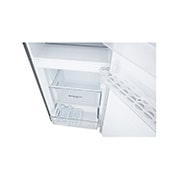 LG 11.8 Cu. Ft. Bottom Freezer Refrigerator with Door Cooling+ in Platinum Silver, GR-B369NLRM