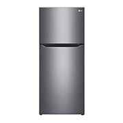 Front view of 14 cu.ft., Smart Inverter Compressor, 10 Year Warranty on Compressor, Trimless Tempered Glass Shelves GR-B412SQCL