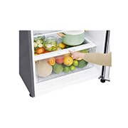 LG 14 cu.ft., Smart Inverter Compressor, 10 Year Warranty on Compressor, Trimless Tempered Glass Shelves, GR-B412SQCL