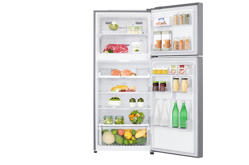 LG 14 cu.ft., Smart Inverter Compressor, 10 Year Warranty on Compressor, Trimless Tempered Glass Shelves, GR-B412SQCL