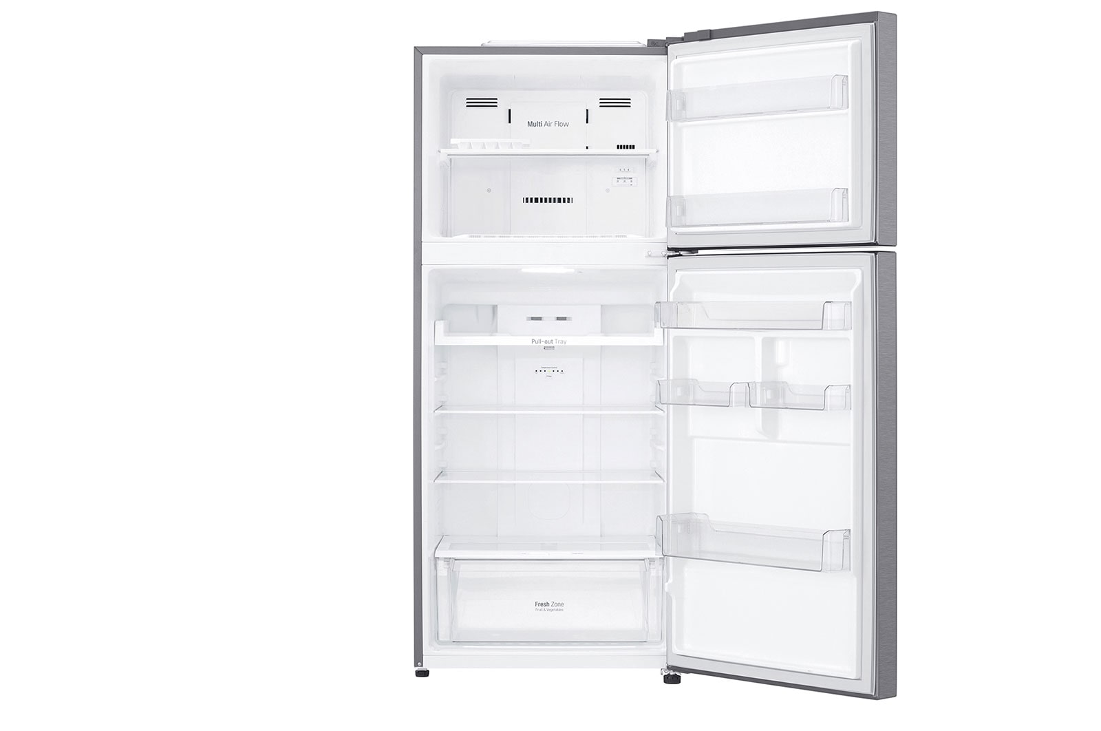 LG 14 cu.ft., Smart Inverter Compressor, 10 Year Warranty on Compressor, Trimless Tempered Glass Shelves, GR-B412SQCL