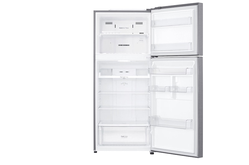 LG 14 cu.ft., Smart Inverter Compressor, 10 Year Warranty on Compressor, Trimless Tempered Glass Shelves, GR-B412SQCL