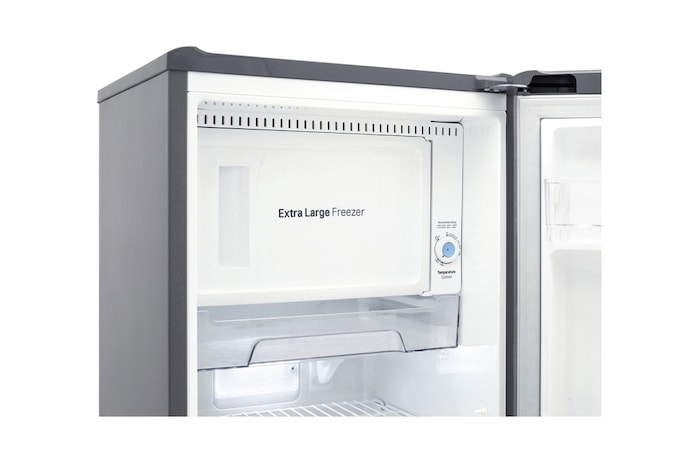 LG 6 Cu. Ft. 1-Door Refrigerator with Smart Inverter Compressor in Platinum Silver, GR-C201SLZB