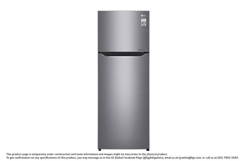 LG 8.0 cu.ft.Inverter Technology Two-Door Top Freezer Refrigerator, GR-C222SLCN
