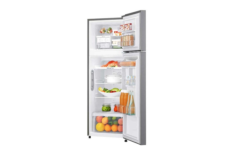 LG 8.0 cu.ft.Inverter Technology Two-Door Top Freezer Refrigerator, GR-C222SLCN