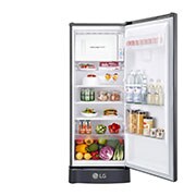 LG 7.0 cu. ft, Smart Inverter Compressor, Wired Shelves, Big Vegetables Box, Semi Auto Defrost Commercial Refrigerator, GR-C331SLZB