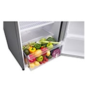 LG 7.0 cu. ft, Smart Inverter Compressor, Wired Shelves, Big Vegetables Box, Semi Auto Defrost Commercial Refrigerator, GR-C331SLZB