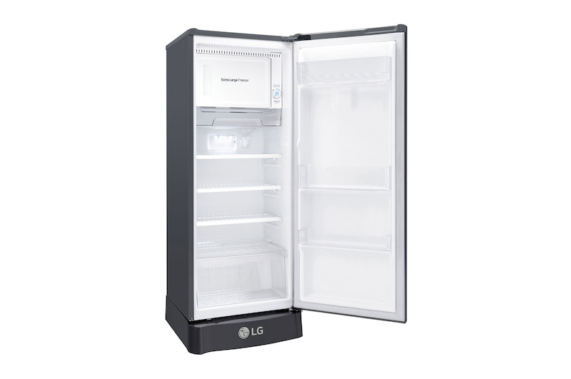 LG 7.0 cu. ft, Smart Inverter Compressor, Wired Shelves, Big Vegetables Box, Semi Auto Defrost Commercial Refrigerator, GR-C331SLZB