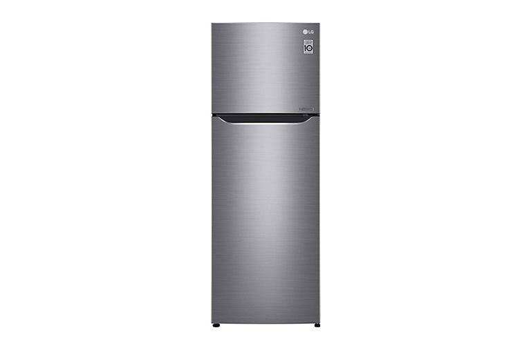 Front view of 11.8 cu. Ft. Inverter Technology Two-Door Top Freezer Refrigerator GR-C372SLCN