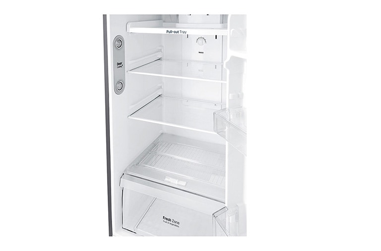 LG 11.8 cu. Ft. Inverter Technology Two-Door Top Freezer Refrigerator, GR-C372SLCN