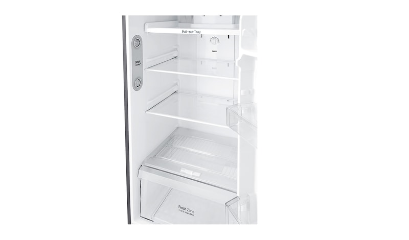 LG 11.8 cu. Ft. Inverter Technology Two-Door Top Freezer Refrigerator, GR-C372SLCN