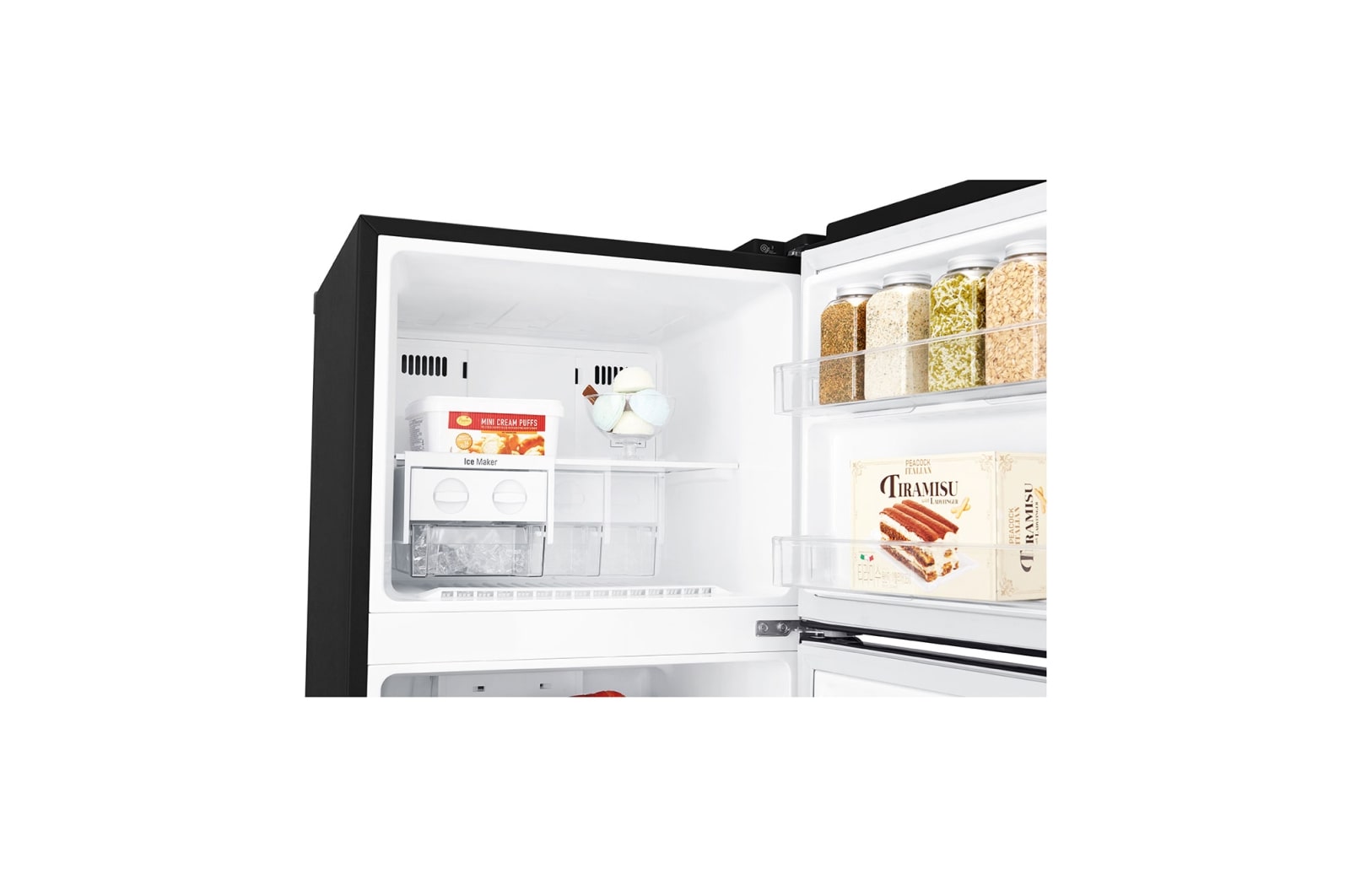 LG 11.8 cu. Ft. Inverter Technology Two-Door Top Freezer Refrigerator, GR-C372SWCN
