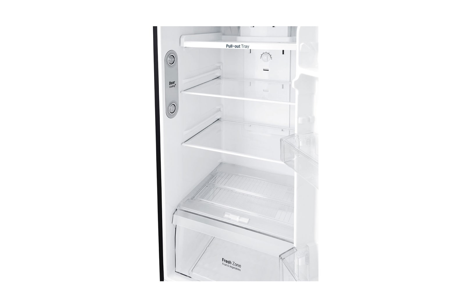 LG 11.8 cu. Ft. Inverter Technology Two-Door Top Freezer Refrigerator, GR-C372SWCN