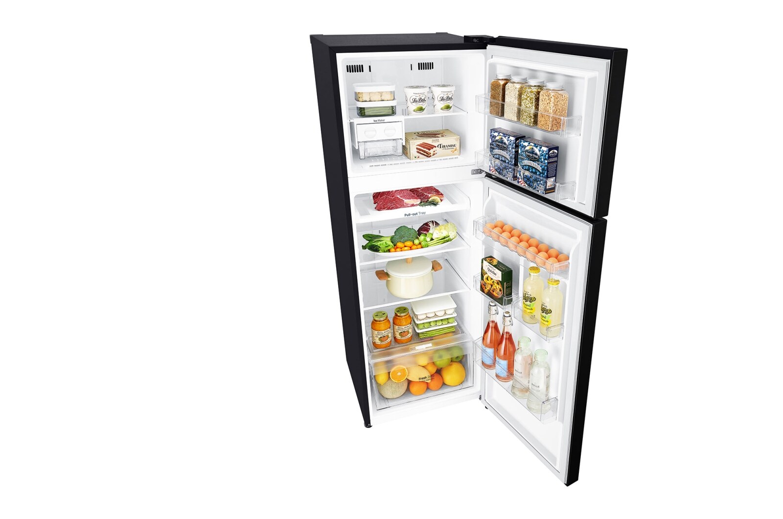LG 11.8 cu. Ft. Inverter Technology Two-Door Top Freezer Refrigerator, GR-C372SWCN
