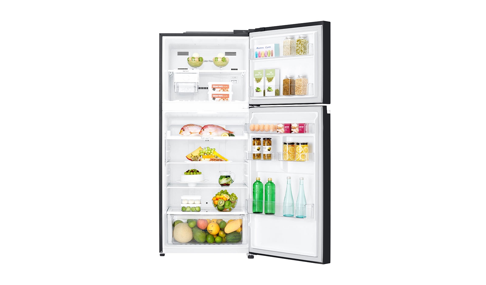 LG 15 Cu.ft. Inverter Technology, Door Cooling Top Freezer, GR-C422SGCN