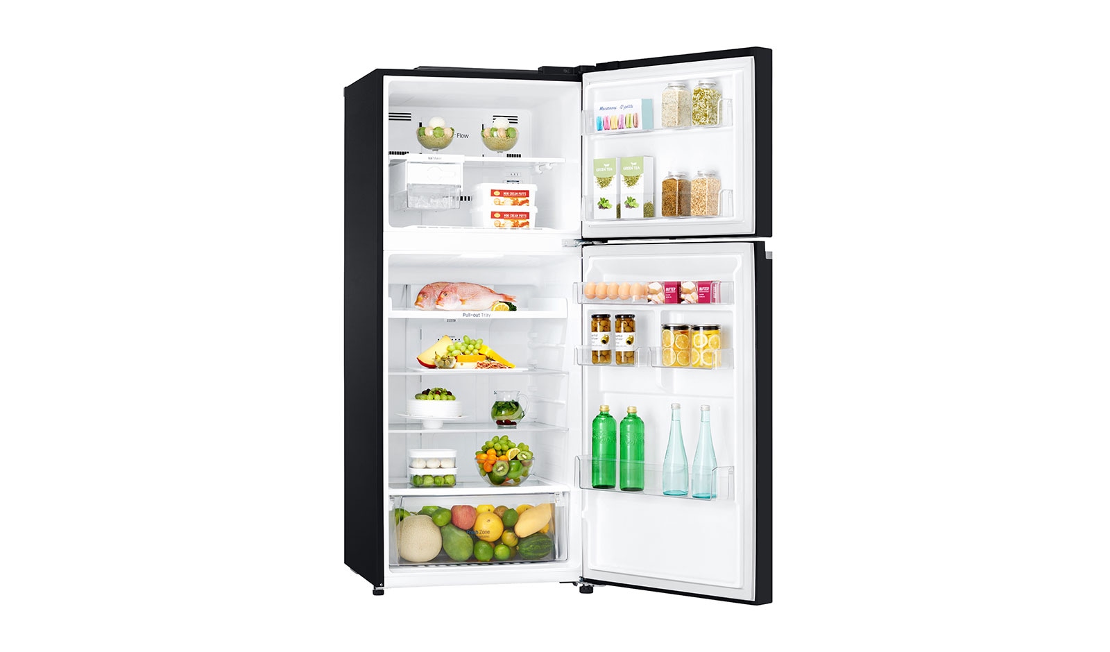 LG 15 Cu.ft. Inverter Technology, Door Cooling Top Freezer, GR-C422SGCN