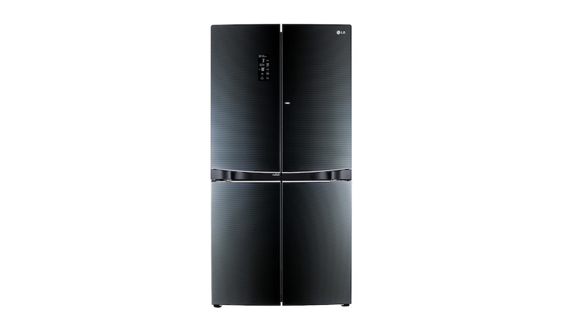 LG 35 cu.ft., Inverter Linear Compressor, Dual Door-in-Door™, Smart Diagnosis, Pantry Section, Hygiene Fresh+™, 10 Year Compressor Warranty, 2 Year PArts and Service Warranty, Folding Shelf, Tilting Veggie Basket, Sliding Drawer Type, GR-D35FBGHL