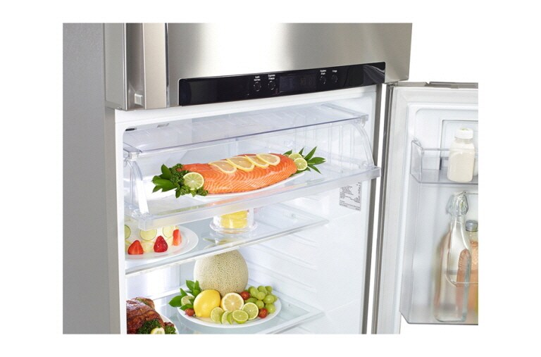 LG 15 cu.ft, Door-in-Door, Smart Inverter Compressor, Hygiene Fresh, External Temp. Control, LED Lighting, Anti-Bacterial Gasket, GR-D432HLAL