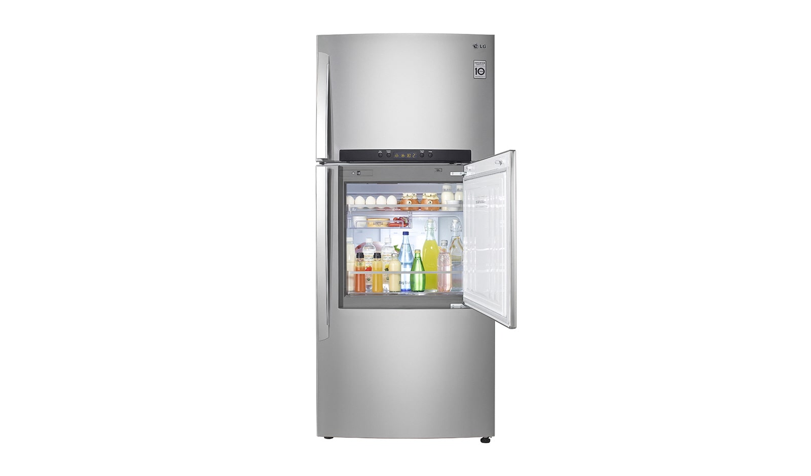 LG 15 cu.ft, Door-in-Door, Smart Inverter Compressor, Hygiene Fresh, External Temp. Control, LED Lighting, Anti-Bacterial Gasket, GR-D432HLAL