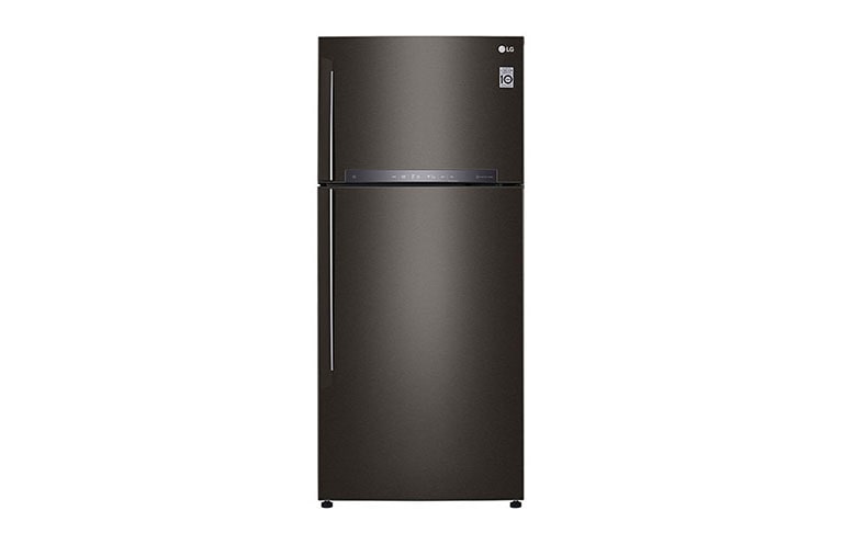 Front view of 18.2 Cu.ft. Hygiene Fresh&#43;, Door Cooling, Inverter Linear Compressor, Smart Diagnosis Top Freezer GR-H602HXHU
