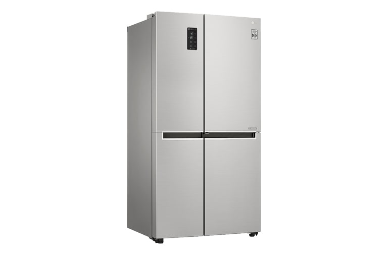 LG 24 cu.ft., Inverter Linear Compressor, Door-in-Door™, 10 Year Compressor Warranty, 2 Year Parts and Service Warranty, Hygiene Fresh+™, Smart Diagnosis, Low Voltage Start-Ability*, LED Lighting, Moist Balance Crisper, e-Micom Display, Pocket Handle, GR-M247CLBV
