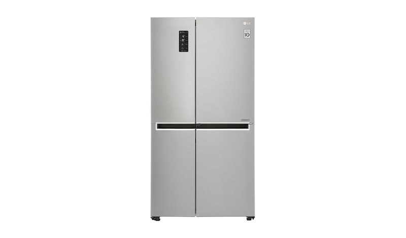 LG 24 cu.ft., Inverter Linear Compressor, Door-in-Door™, 10 Year Compressor Warranty, 2 Year Parts and Service Warranty, Hygiene Fresh+™, Smart Diagnosis, Low Voltage Start-Ability*, LED Lighting, Moist Balance Crisper, e-Micom Display, Pocket Handle, GR-M247CLBV