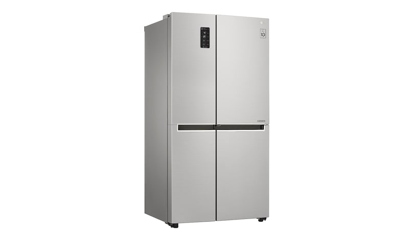 LG 24 cu.ft., Inverter Linear Compressor, Door-in-Door™, 10 Year Compressor Warranty, 2 Year Parts and Service Warranty, Hygiene Fresh+™, Smart Diagnosis, Low Voltage Start-Ability*, LED Lighting, Moist Balance Crisper, e-Micom Display, Pocket Handle, GR-M247CLBV