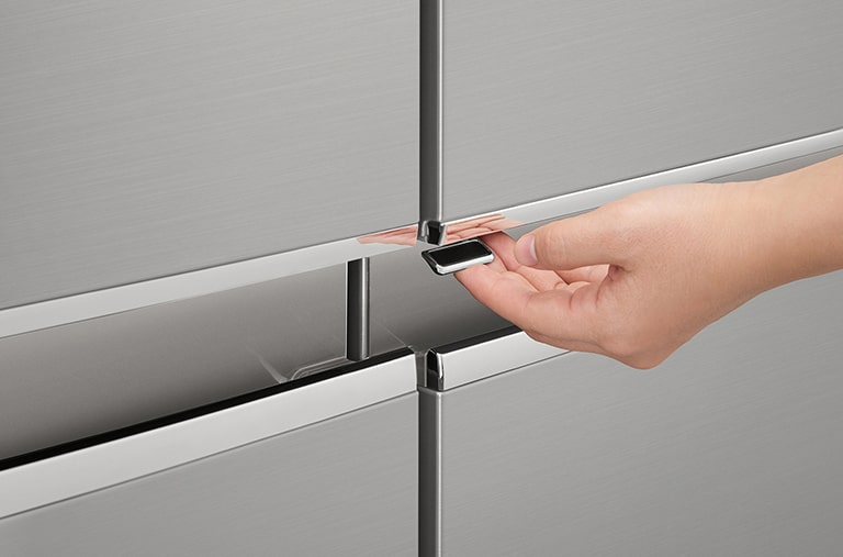 LG 24 cu.ft Side by Side Ref, Inverter Linear Compressor, with Smart Wifi, Door-in-Door, 10 Year Warranty on Compressor, 2 Year Warranty on Parts and Service, GR-M247CSBW