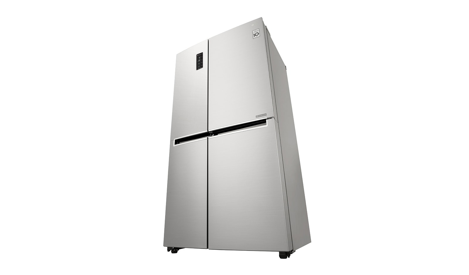 LG 24 cu.ft Side by Side Ref, Inverter Linear Compressor, with Smart Wifi, Door-in-Door, 10 Year Warranty on Compressor, 2 Year Warranty on Parts and Service, GR-M247CSBW