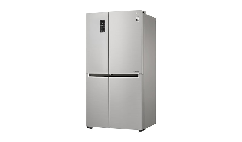 LG 24 cu.ft Side by Side Ref, Inverter Linear Compressor, with Smart Wifi, Door-in-Door, 10 Year Warranty on Compressor, 2 Year Warranty on Parts and Service, GR-M247CSBW