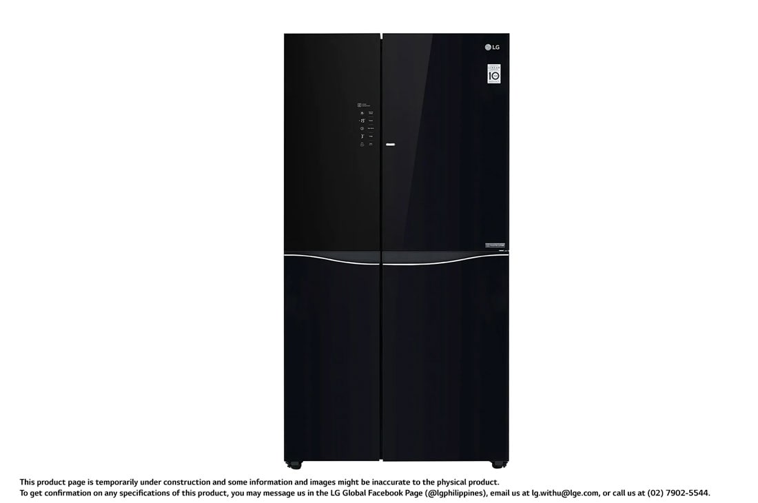 24 Cu. Ft. DoorinDoor, Side by Side Refrigerator with Smart WiFi GRM247UGBW LG PH
