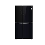 Front view of 24 Cu. Ft. Door-in-Door, Side by Side Refrigerator with Smart Wi-Fi GR-M247UGBW