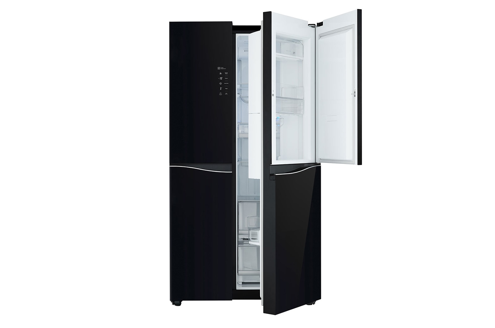 LG 24 Cu. Ft. Door-in-Door, Side by Side Refrigerator with Smart Wi-Fi, GR-M247UGBW