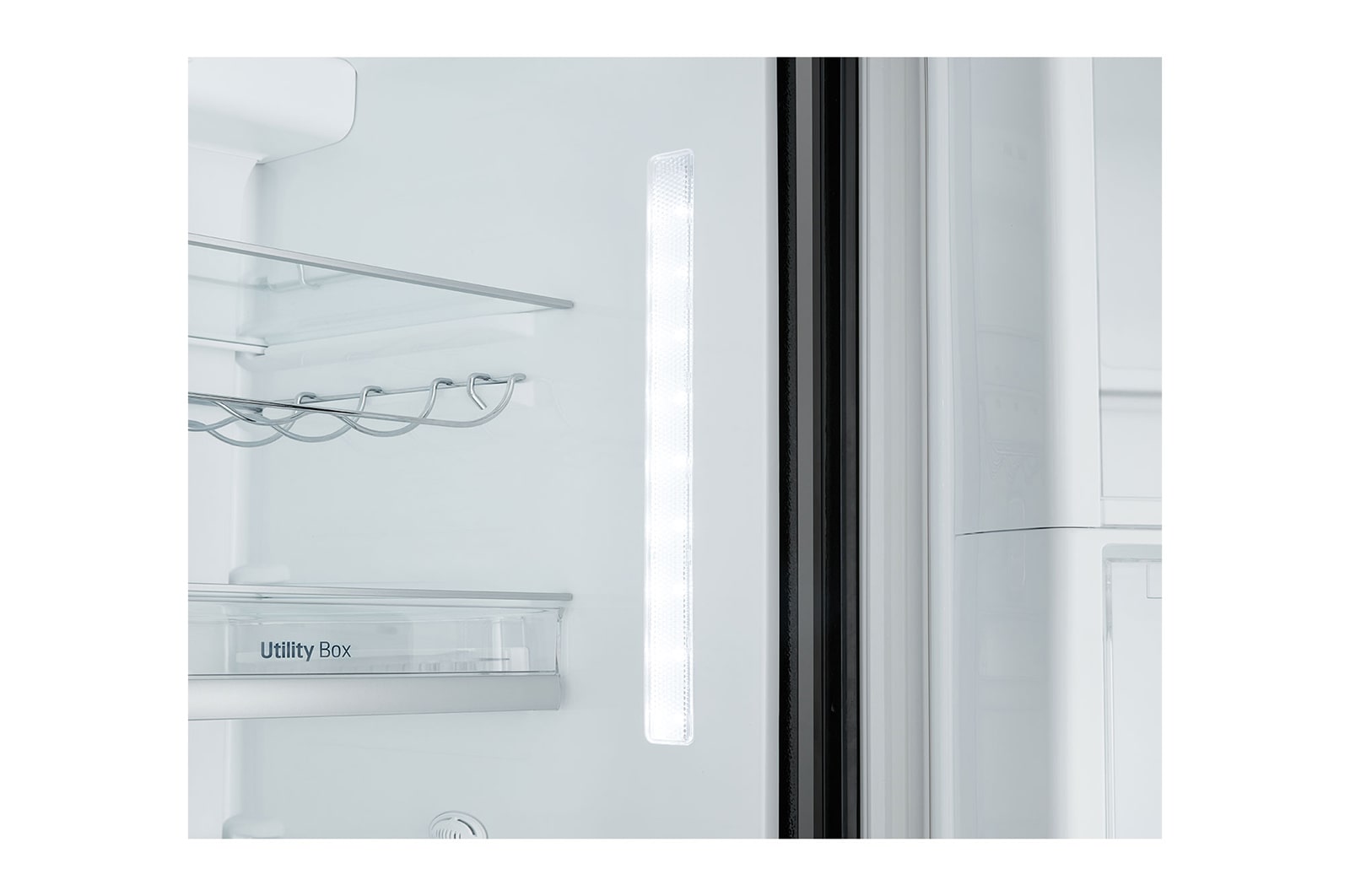 LG 24 Cu. Ft. Door-in-Door, Side by Side Refrigerator with Smart Wi-Fi, GR-M247UGBW