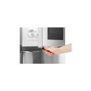 LG 24 cu.ft Instaview Door-in-Door™ REF, Inverter Linear Compressor, with Smart Wifi, 10 Year Warranty on Compressor, 2 Year Warranty on Parts and Service, GR-Q247CSBV