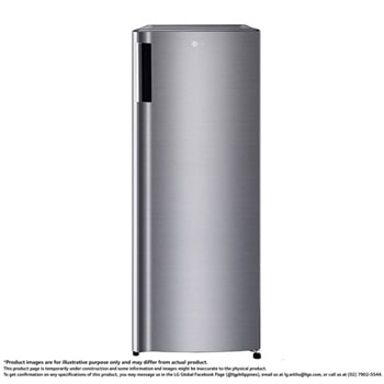 Front view of 6 Cu. Ft. 1-Door Refrigerator with Smart Inverter Compressor and Bigger Freezer GR-V204SLBT