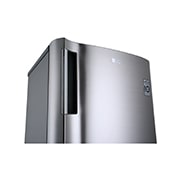 LG 6 cu. ft  1-Door Refrigerator, Smart Inverter Compressor, 10 Year Warranty on Compressor, 2 Year Warranty on Parts and Service, Pocket Handle, Tempered Glass Shelves, GR-Y201SLZB