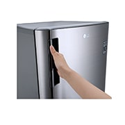 LG 6 cu. ft  1-Door Refrigerator, Smart Inverter Compressor, 10 Year Warranty on Compressor, 2 Year Warranty on Parts and Service, Pocket Handle, Tempered Glass Shelves, GR-Y201SLZB