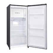 LG 6 cu. ft  1-Door Refrigerator, Smart Inverter Compressor, 10 Year Warranty on Compressor, 2 Year Warranty on Parts and Service, Pocket Handle, Tempered Glass Shelves, GR-Y201SLZB